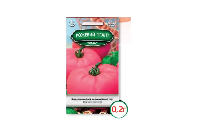 Фото 2 - Насіння Томат Рожевий гігант 0,3 г (Агромаг)