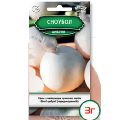 Насіння цибуля Сноубол білий 3г (Агромаг)