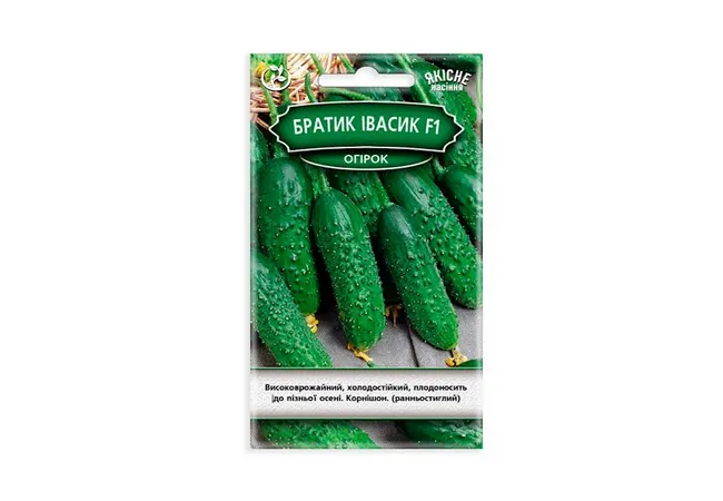 Фото 2 - Насіння огірок Братик Івасик F1 0,5 г (Агромаг)