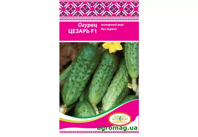 Фото 2 - Насіння огірок Цезар F1 0,5 г (Агромаг)