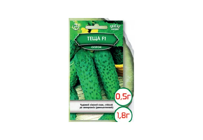 Фото 2 - Насіння огірок Теща F1 0,5 г (Агромаг)