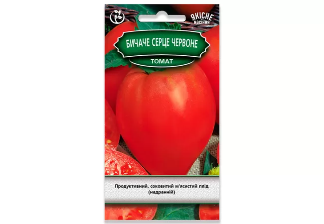 Фото 2 - Насіння Томат Волове серце червоне 0,2 г (Агромаг)