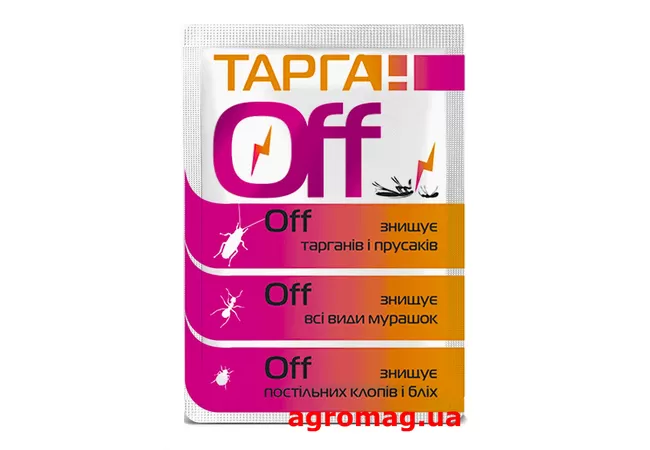 Фото 2 - Розчинний порошок від тарганів Тарган OFF 2г
