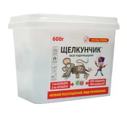 Щелкунчик від мишей тісто (фільтр пакет) 600 г (відро)