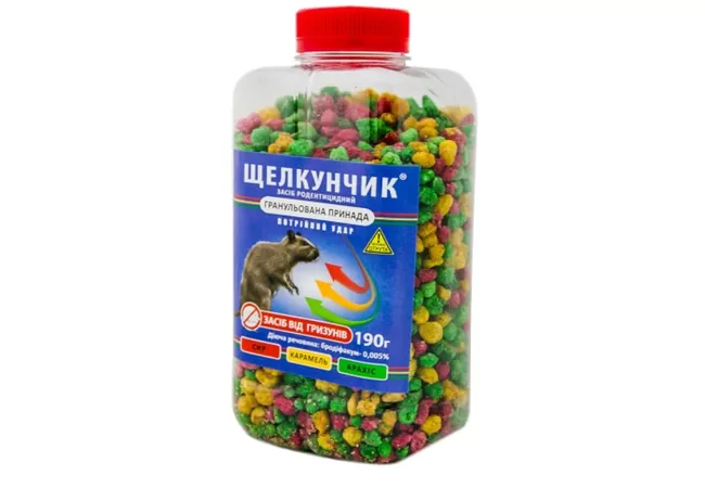 Фото 2 - Щелкунчик гранула (мікс) в Пет пляшці 190 г