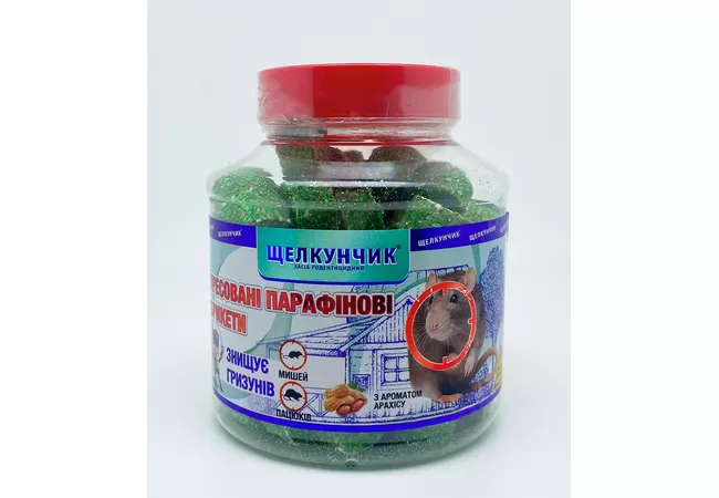 Фото 3 - Щелкунчик брикети від гризунів арахіс (зелений) 320 г