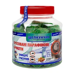 Щелкунчик брикети від гризунів арахіс (зелений) 320 г