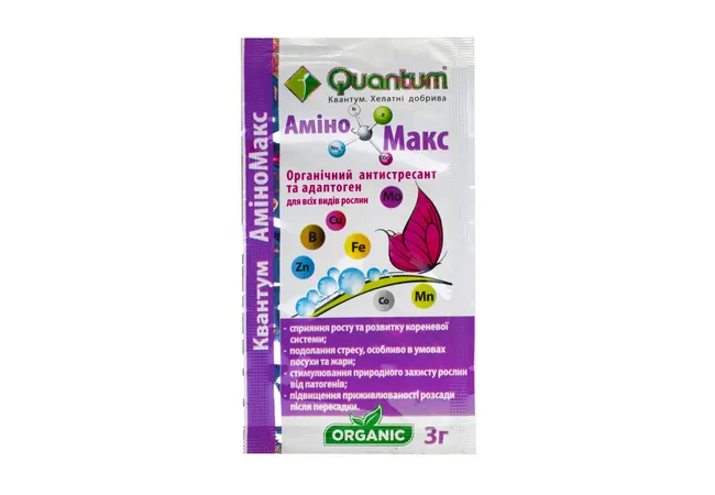 Фото 2 - Антистресант добриво Аміно-Макс 3 г (quantum)