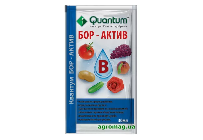 Фото 2 - Добриво Бор-Актив 30 мл (Quantum)