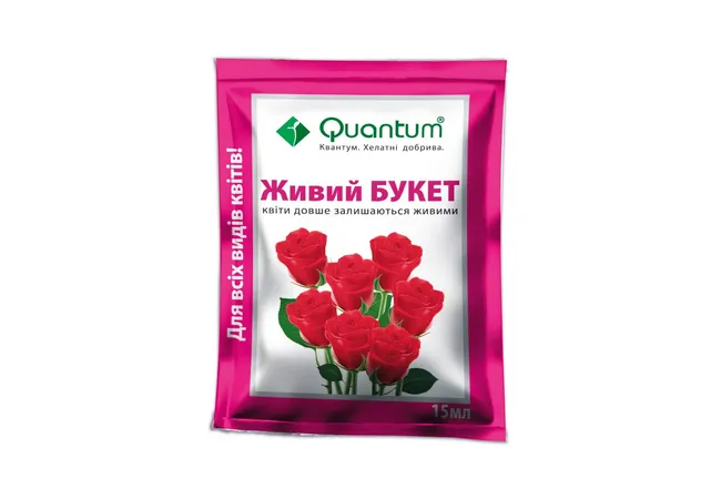 Фото 2 - Добриво Живий БУКЕТ 15мл (Квантум)