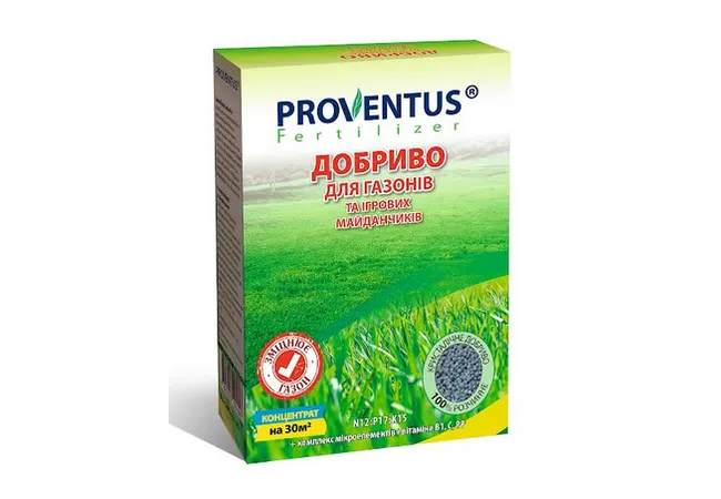 Фото 2 - Провентус добриво для газонів та ігрових майданчиків 300 г