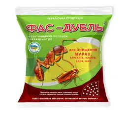 Інсектицид від тарганів, мурах, клопів Фас Дубль 125г Україна