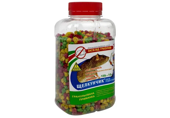 Фото 2 - Щелкунчик гранули від гризунів (мікс) 110 г