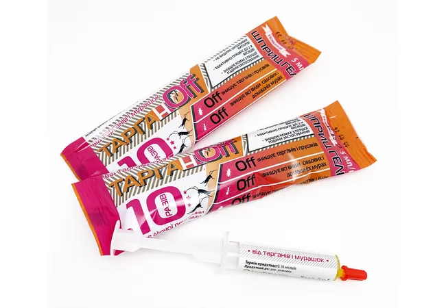 Фото 2 - Тарган Офф шприц-гель 5г