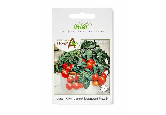 Фото 2 - TOMAT KIMHAТНИЙ БАЛКОНІ РЕД F1 (10шт) 