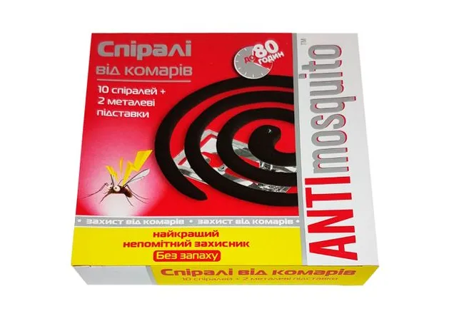 Фото 2 - Спіралі від комарів ANTImosquito 10шт