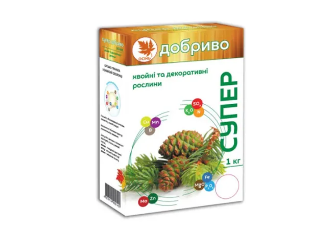 Фото 2 - Супер Добриво Осінні Хвойні та Декоративні  1 кг