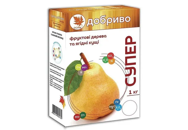 Фото 2 - Супер Добриво Фруктові дерева та Ягідні кущі Осінне 1кг