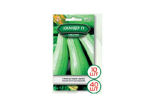 Фото 2 - Насіння кабачок Іскандер F1 (Голландія) 40шт.