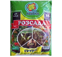 Ґрунт для Розсади 10л (КвІтка Трейд)