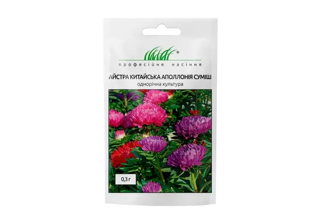Фото 2 - Айстра Китайська Аполлонія суміш (0,3г) Польща 