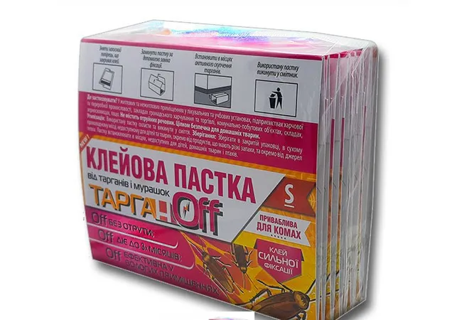 Фото 3 - Клейова пастка від тарганів та мурашок ТарганОфф 120*230см