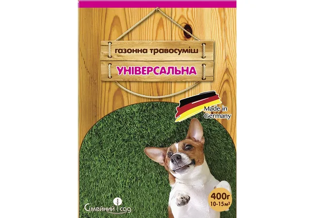 Фото 2 - Газонна травосуміш Універсальна 400г
