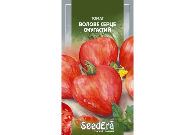 Фото 2 - Томат Волове Серце Смугастий 0.1г (Seed Era)