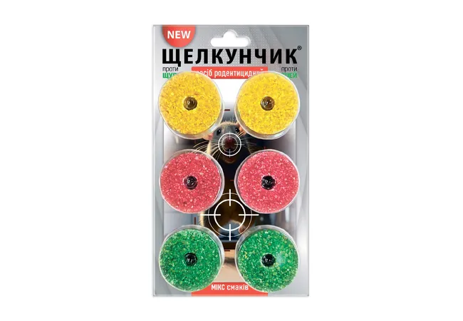 Фото 2 - ЩЕЛКУНЧИК БРИКЕТ - Бублик отрута від мишей та пацюків 6 штук (195г)