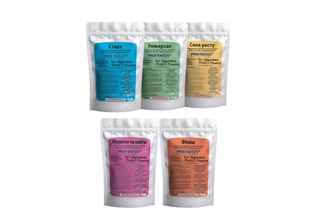 Фото 2 - Добриво Провентус Комплект на весь сезон 5шт по 900г (NPK+ мікроелементи)