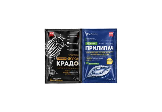 Фото 3 - Інсектицид-акарицид від колорадського жука КРАДО 5г+Прилипач 15мл