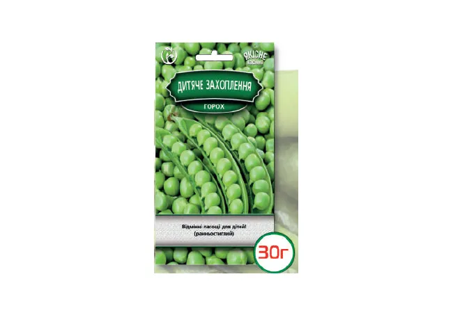 Фото 2 - Насіння горох Дитячий Восторг 30 г (Агромаг) Б.П.