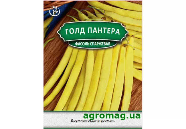 Фото 2 - Насіння квасоля спаржева Голд Пантера 20 г (Агромаг) Б.П.